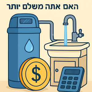 ריכוך מים בבית: האם אתה משלם יותר מדי?